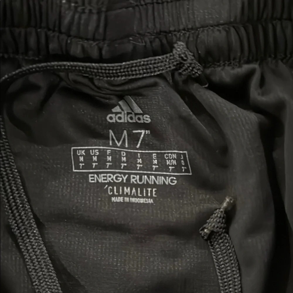 Adidas Black running shorts - men’s size M - Picture 2 of 4